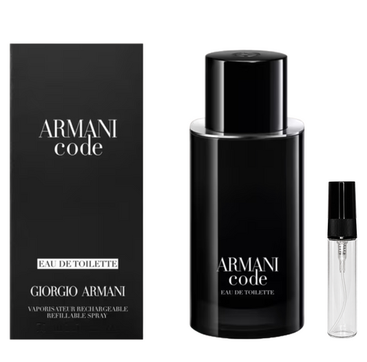 Armani Code EDT - Giorgio Armani | 2ml & 5ml Fragrance Sample
