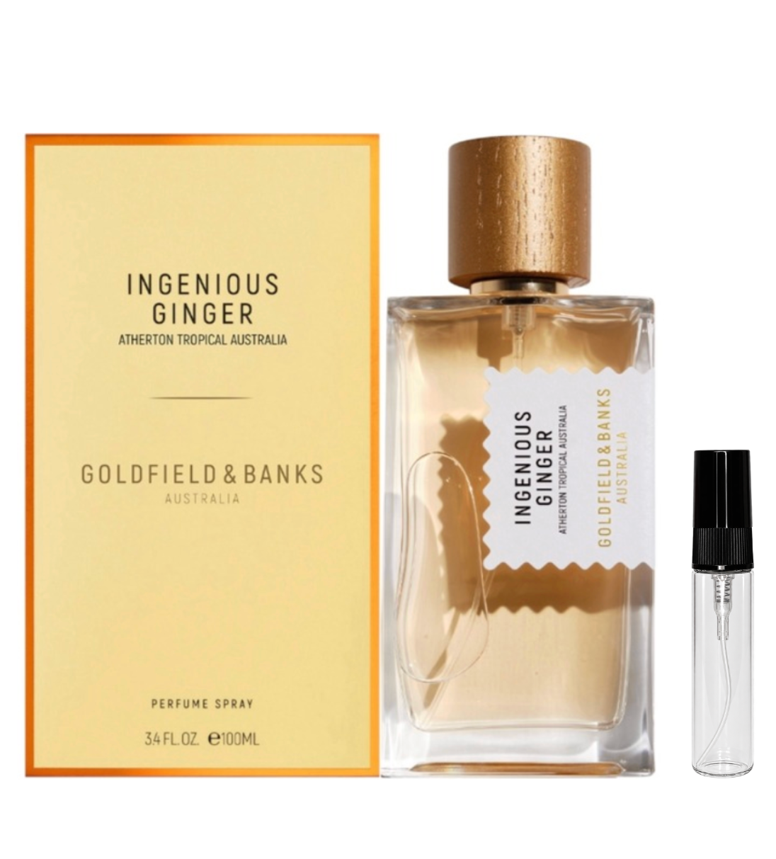Ingenious Ginger - Goldfield & Banks | 2ml & 5ml Fragrance Sample