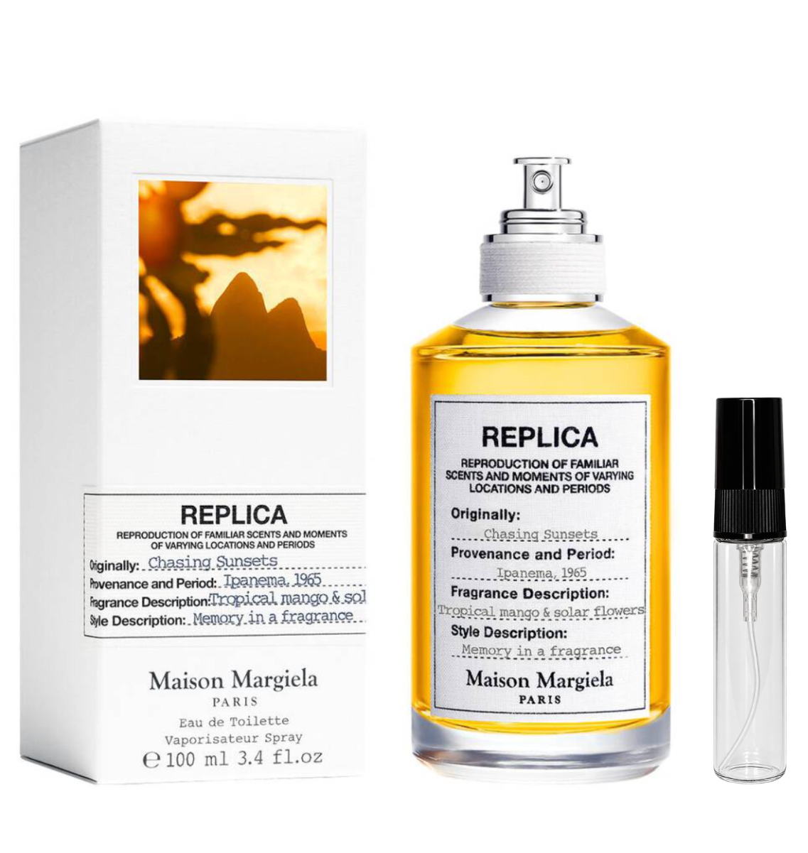 Chasing Sunsets For Men & Women - Maison Margiela Replica | 2ml & 5ml Fragrance Sample